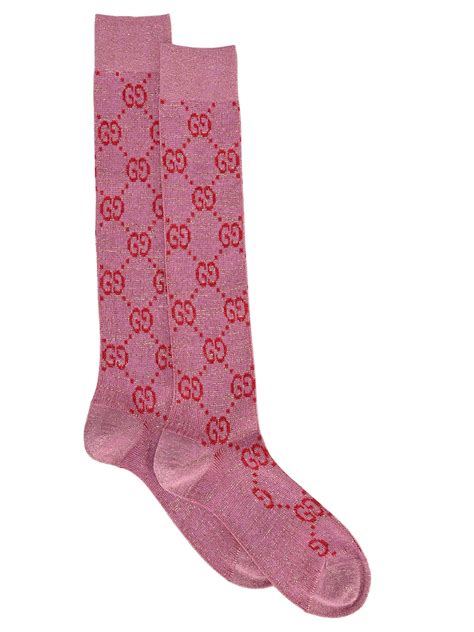 women's pink gucci socks|gucci ripped tights.